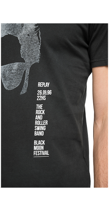 BLACK MOON FESTIVAL ガーメントダイ シングルジャージーTシャツ 詳細画像 ブラックボード 6